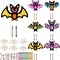 12 Pack Wind Chime Kits for Kids, Make Your Own Halloween Bat